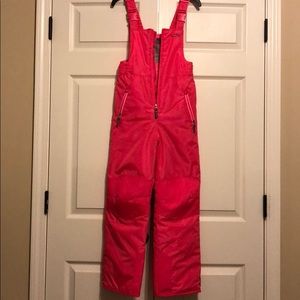 Champion Girls Hot Pink Snowbibs 